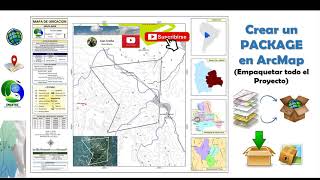 Crear paso a paso un Package en ArcMap Empaquetar todo un proyecto de ArcGIS [upl. by Victoir]