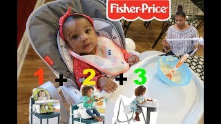 HOW TO ASSEMBLE  REVIEW ON Fisher Price 4 in 1 High Chair [upl. by Loree]