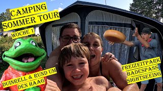 Camping Sommer Tour Woche 1  Duinrell und Region 4K  Niederlande 082023  VLOG 0371 [upl. by Ennagem]