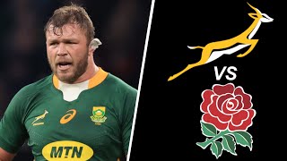 SPRINGBOKS Lineup vs ENGLAND Rugby World Cup 2023 Semi Finals [upl. by Garrik]