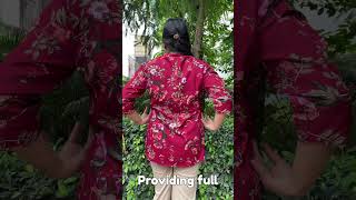 Indietoga Maroon Floral Print Tunic [upl. by Aralc99]