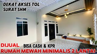 Dijual rumah cantik 2 Lantai tipe 10072  strategis pinggir jln  BONUS POTONG HARGA amp KPR [upl. by Ylecara]