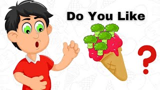 Do You Like Broccoli Ice Cream  🤔  Food Song For Kids  KidPreps [upl. by Adniral]