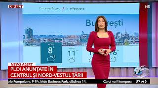 Prognoza meteo pentru acest weekend Vremea se încălzește însă sunt așteptate ploi și ninsori [upl. by Pegma]