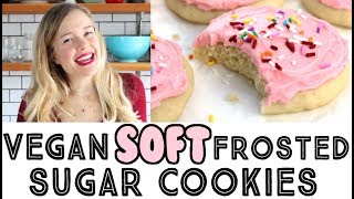 Vegan Soft Frosted Sugar Cookies [upl. by Saul]