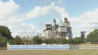 Assistance for employees impacted by paper mill closure [upl. by Celestina]