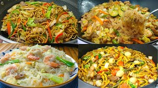 4 Delicious and easy to cook PANSIT recipes [upl. by Sucramaj]