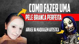 COMO USAR CLOWN BRANCO  TUTORIAL DE MAQUIAGEM ARTÍSTICA [upl. by Krystal]