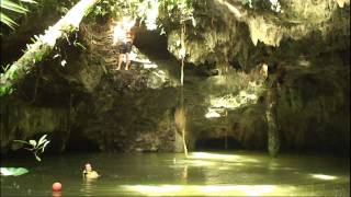 Jade Caverns Cozumel [upl. by Dnomal991]