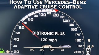 How To Use MercedesBenz Distronic Adaptive Cruise Control Cruise Control [upl. by Marelya]