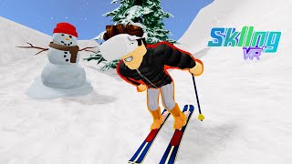 Meluncur Papan Salji Di Gunung Alps Skiing VR VR MALAYSIA [upl. by Dorise]