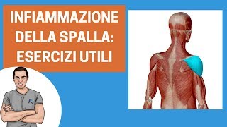 Infiammazione tendini della spalla due esercizi utili [upl. by Aneema]