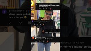 Wow momos burger Vs momo Mia burger 😱 shortsfeed ytshorts viralvideo shortsfeed shorts [upl. by Hamas]