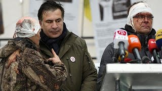 Ukraine police recapture exGeorgia President Mikheil Saakashvili [upl. by Muller993]