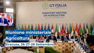 Video di sintesi della Riunione ministeriale G7 Agricoltura [upl. by Kcirdet]