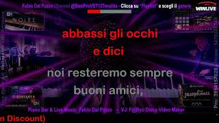 825 La mia storia tra le dita KARAOKE VST Acoustic Jazz Version base senza voce solista demo [upl. by Faunia]