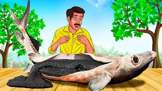 ಬೇಯಿಸಿದ ದೈತ್ಯ ಸ್ಟರ್ಜನ್  Stories in Kannada  Moral Story  Bedtime Story  Kannada [upl. by Yrallam]