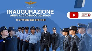 Inaugurazione anno accademico 20232024 degli istituti di formazione dell’Aeronautica Militare [upl. by Azila]