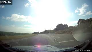 MX5  Blyton Park outer circuit  In car commentary [upl. by Anelehs]