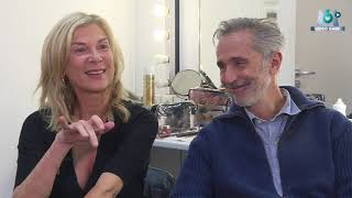 Extrait archives M6 Video Bank  Interview de Michèle Laroque et Thierry Lhermitte 12H45  2019 [upl. by Allimac395]