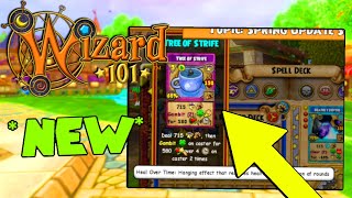 Wizard101 NEW SPELL INSPECT FEATURE [upl. by Hedvah]