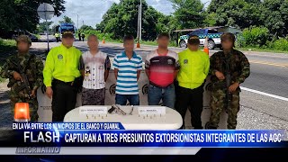 🚨 Arrestan a Tres Presuntos Extorsionistas 👉🏾 Integrantes de las AGC [upl. by Nagey]