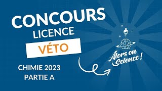 Concours licence véto ENV B 2023 partie A  chimie loi de Hess relation de Vant Hoff [upl. by Safoelc691]