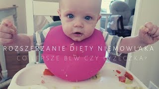 Jak rozszerzaliśmy dietę niemowlaka  Co lepsze BLW czy łyżeczka [upl. by Idnarb]