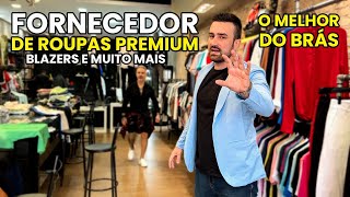 Fornecedor de Roupas Masculinas PREMIUM Mais Completa Do Brás  Atacado Para REVENDA [upl. by Jegar]