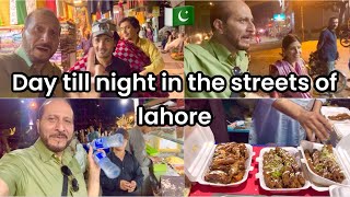 ENJOYING LAHORE STREETS FROM DAY TILL NIGHT 🇵🇰😍 LAHORE ME KYA AYA HAI🥰 [upl. by Accemahs]