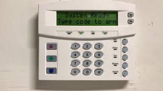 Lcd Keypad adding and changing codes on interlogixscaddx alarm system [upl. by Solrak]