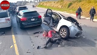 85 Shocking And Devastating of Car Crashes On The Road Filmed Second Before Disaster [upl. by Stu]