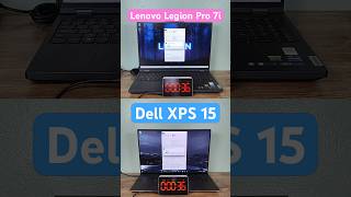 Dell XPS 15 vs Lenovo Legion Pro 7i What laptop performs better [upl. by Atekram]