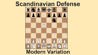 Scandinavian Defense  Modern Variation [upl. by Chao]