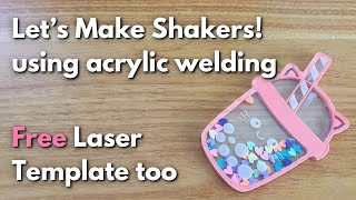 How to Make an Acrylic Shaker without Glue using Acrylic Welding [upl. by Debbi]