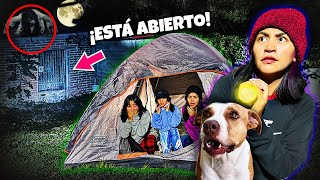 ⛺️ACAMPANDO fuera del CUARTO EMBRUJADO de mi CASA 👻🌒  CONNY MERLIN [upl. by Agrippina]