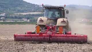 Trattore Valtra  erpice Maschio Gaspardo [upl. by Asle]