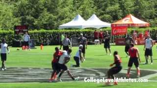 Allen Lazard The Opening Highlight Mix Nike Beaverton OR  CollegeLevelAthletescom HD [upl. by Geminius664]