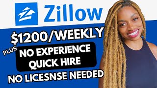 Zillow Is Hiring FAST I No ExperienceWork When You Want I Work From Home Jobs [upl. by Kilbride]