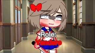 Role Yandere  Meme  Gacha Trend  Amourshipping  TW BLOOD amp KNIFE [upl. by Seuguh]