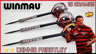 15 Gram Winmau DENNIS PRIESTLEY Darts Review  Old School [upl. by Artenra]