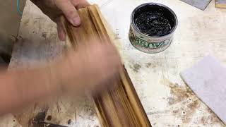 Wood Finishing with Briwax [upl. by Hilliard]