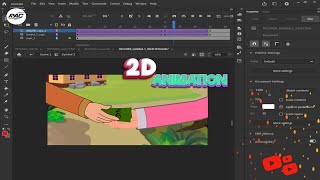 how to make 2d animation video in adobe animate cc in Hindi 2d animation tutorial for beginners [upl. by Mellman]