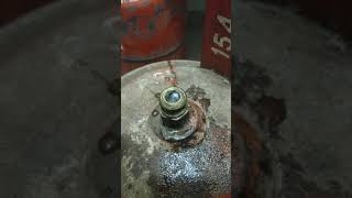 Gas cylinder leakage check up Part 1 [upl. by Auj]