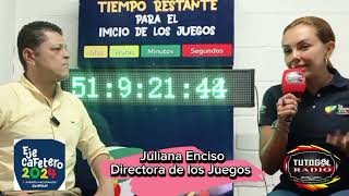 Falta Poco Para los Juegos Nacionales Juveniles Juliana Enciso Directora [upl. by Dyrraj]