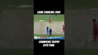 Game changing over of champions trophy final shorts cricket cricketlover [upl. by Ydoj219]