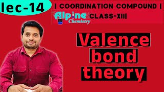 Valence Bond Theory coordination compound classXii alpine chemistry Nikhil sir [upl. by Enelhtak692]