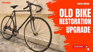 OLD BIKE RESTORATION UPGRADE bicycle [upl. by Broderic]