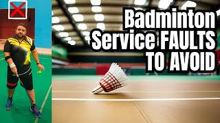 Mastering Badminton Service Faults Tips Rules amp Common Mistakes Explained [upl. by Benedetta186]