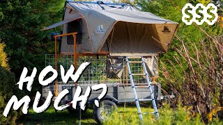 Cost Breakdown of our Roof Top Tent Trailer [upl. by Psyche]